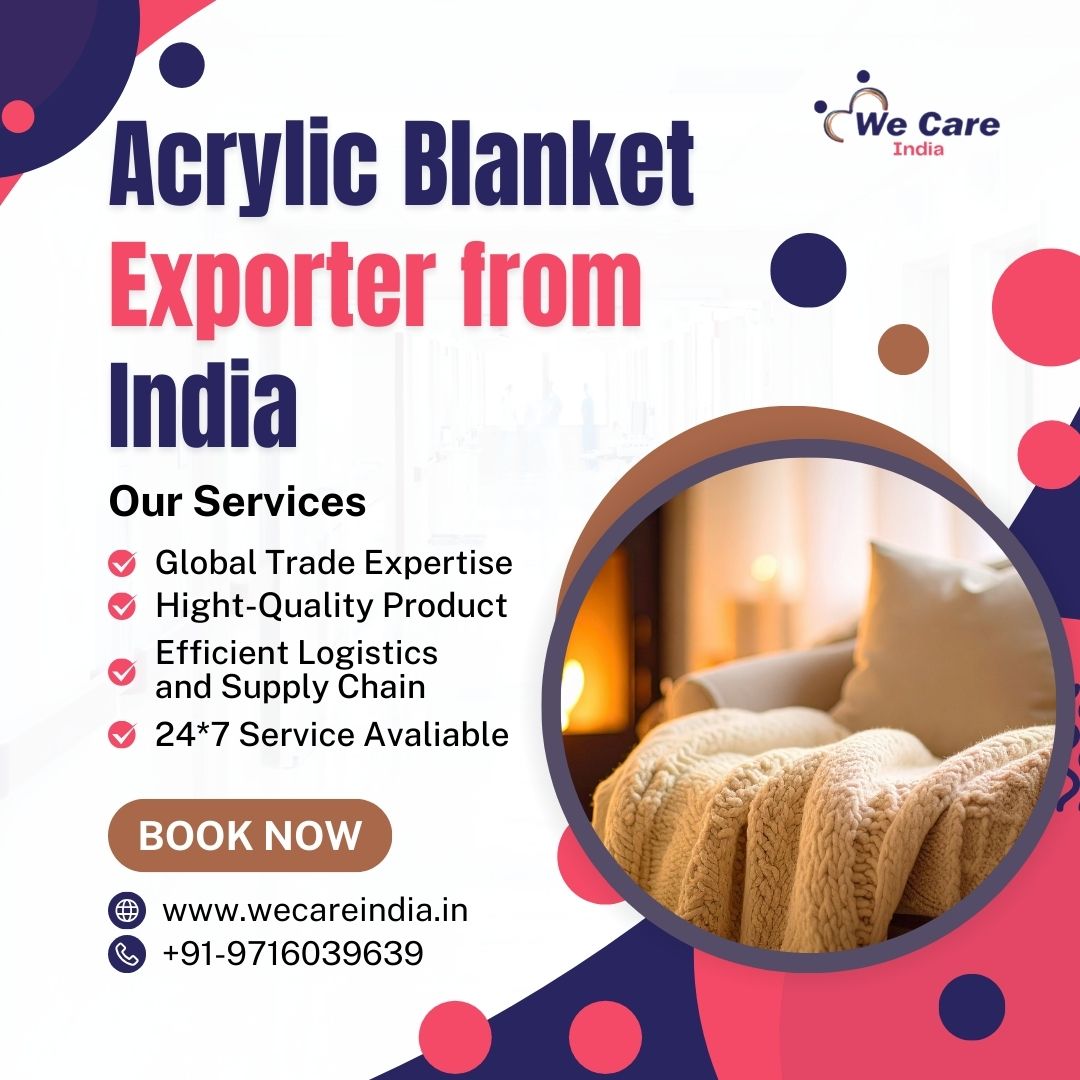 Acrylic Blanket Exporter from India